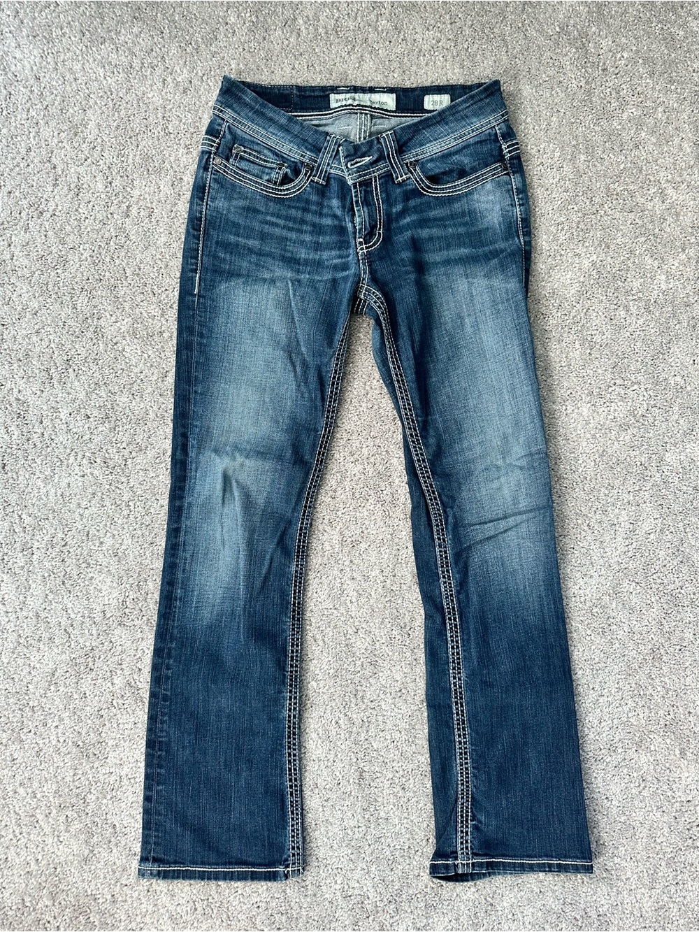 BKE Denim Payton Women's Boot Cut Jeans - Dark Blue Wash